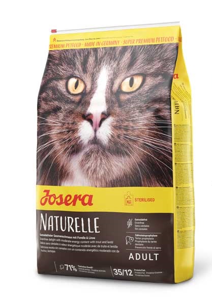 غذای خشک گربه عقیم جوسرا نیجرله Naturelle