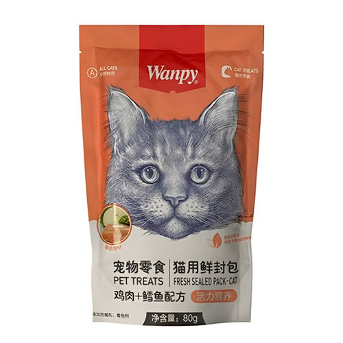 پوچ گربه ونپی طعم مرغ و ماهی